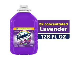Fabuloso Multi Surface All Purpose Floor Cleaner, Lavender Scent, 128 fl oz
