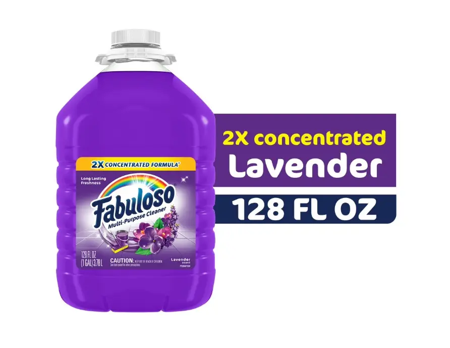 Fabuloso Multi Surface All Purpose Floor Cleaner, Lavender Scent, 128 fl oz