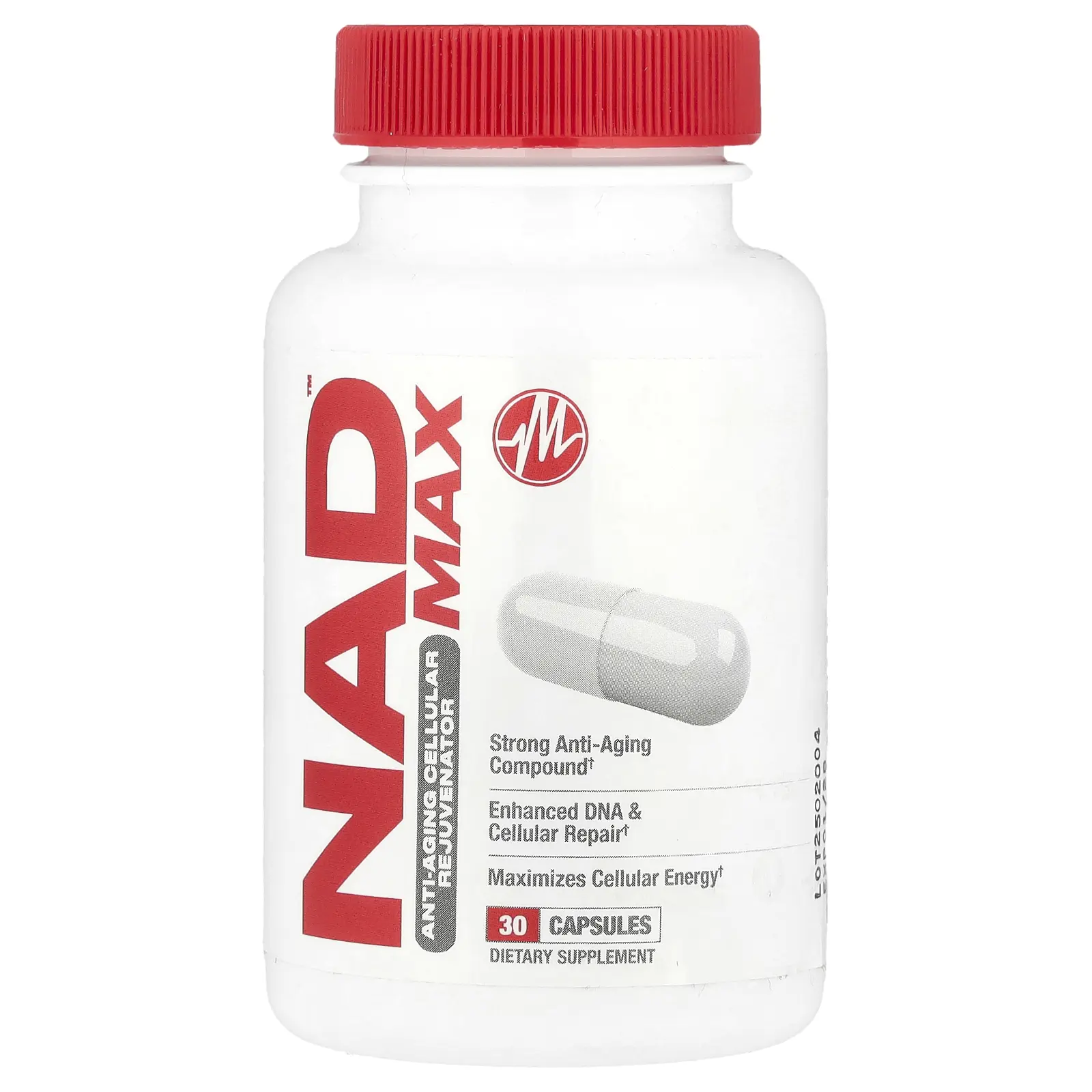Metabolic Nutrition NAD MAX™ , Anti-Aging Cellular Rejuvenator, 30 Capsules
