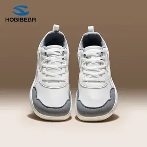 HOBIBEAR Wide-Toe Men's Low-Cut Body-Friendly Casual Trainers, Comfortable Outdoor Sports Walking Shoes for Spring & Autumn, Durable Stylish Footwear