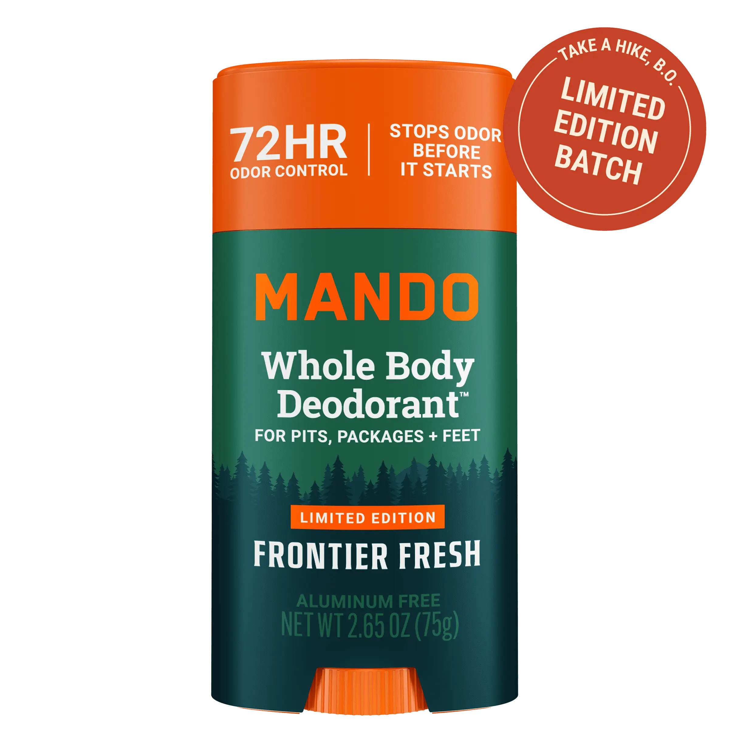 Frontier Fresh Aluminum Free Solid Deodorant - Mando Deodorant