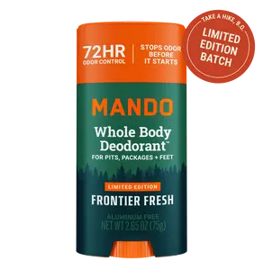 Frontier Fresh Aluminum Free Solid Deodorant - Mando Deodorant
