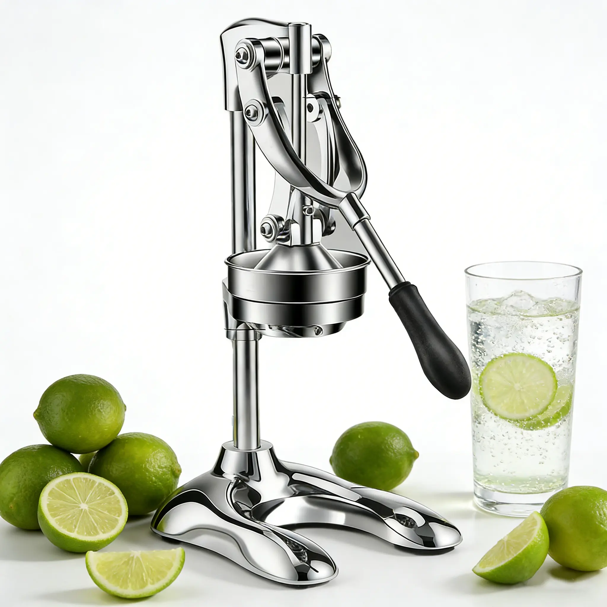 Commercial Manual Juicer, Hand Press Citrus Juicer , Easy To Clean, Fruit Squeezer Juicer Machine for Pomegranate Orange Lime Lemon more durable compact easy fresh juice Stainless Steel tiktokshop black friday heavy duty countertop squeezer