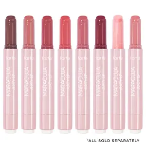 tarte maracuja juicy lip balm - buildable coverage & a glossy balm finish