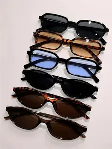 Unisex Y2K Fashion Small Frame Glasses, Retro Classic Style, Durable Streetwear Accessory, Perfect for Daily Wear, Parties, Gifts
