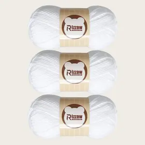 3-Piece Set 100% Acrylic Yarn Combination Kit, 30 Colors Available, Ideal for Knitting Sweaters Hats Scarves Cushions Decorations, Beginner Friendly Knitting