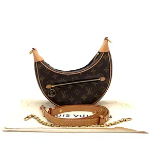 Pre-owned Louis Vuitton Canvas Handbag Loop Monogram #2466