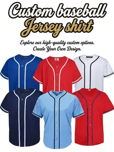 Personalized Baseball Jersey Shirt sport Customizable Premium Quality Fast Shipping Ideal Gift