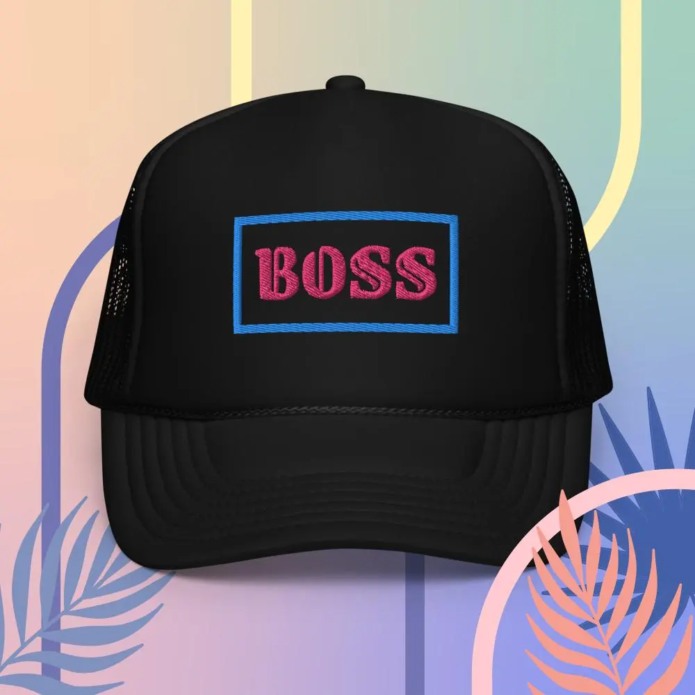 BOSS Foam trucker hat
