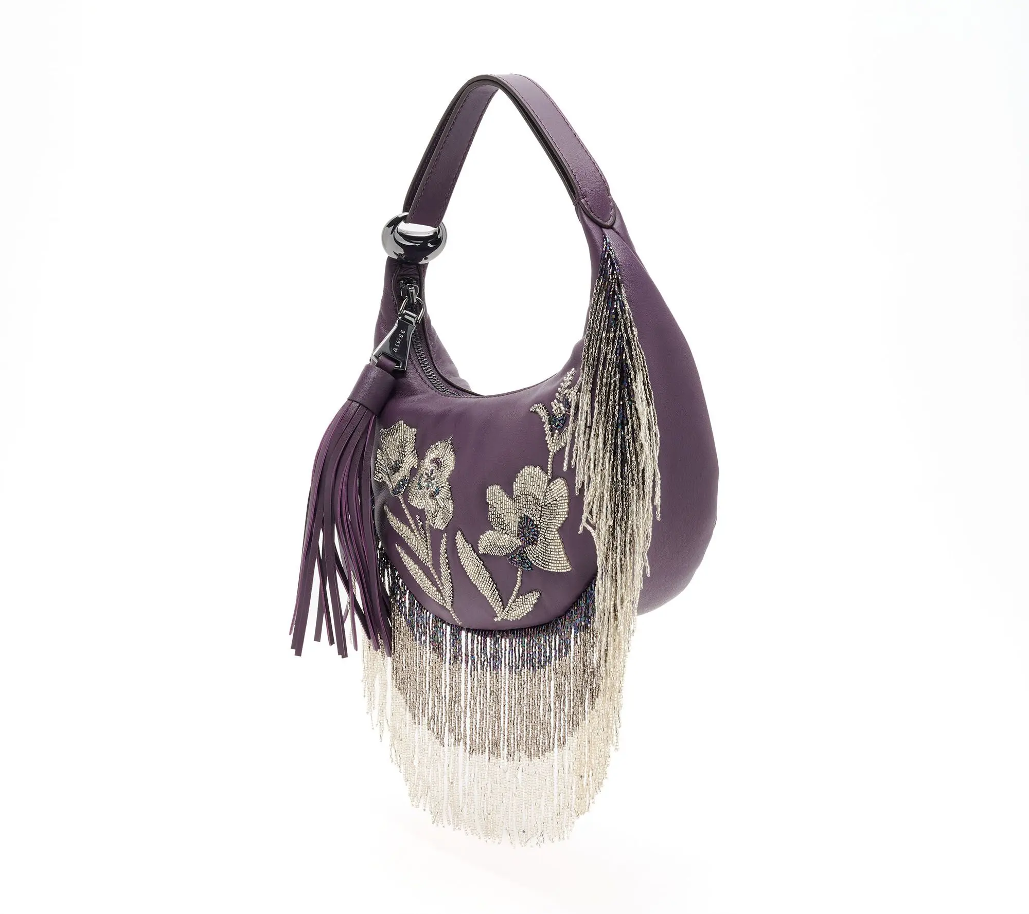 Aimee Kestenberg Bloom Beaded Leather Bean Bag