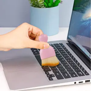 Multi-purpose Desktop Cleaning Brush, Dust-removing Keyboard Brush, Delicate Soft-bristle Screen Brush, Essential for Car Crevice Cleaning