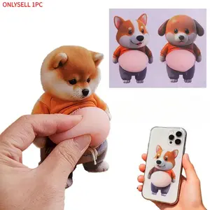 Cute Dog Stickers, Animal Scrapbook Decals, Shiba Inu 3D Decorative Adhesive Decals for Scrapbooking & Crafting, Set of 1Pieces, Perfect for DIY Projects