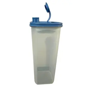 Tupperware One Slim Line 2-Qt Pitcher with Detachable Strainer & Leak-Proof Seal - Lightweight & Compact Drinkware for Home & Travel