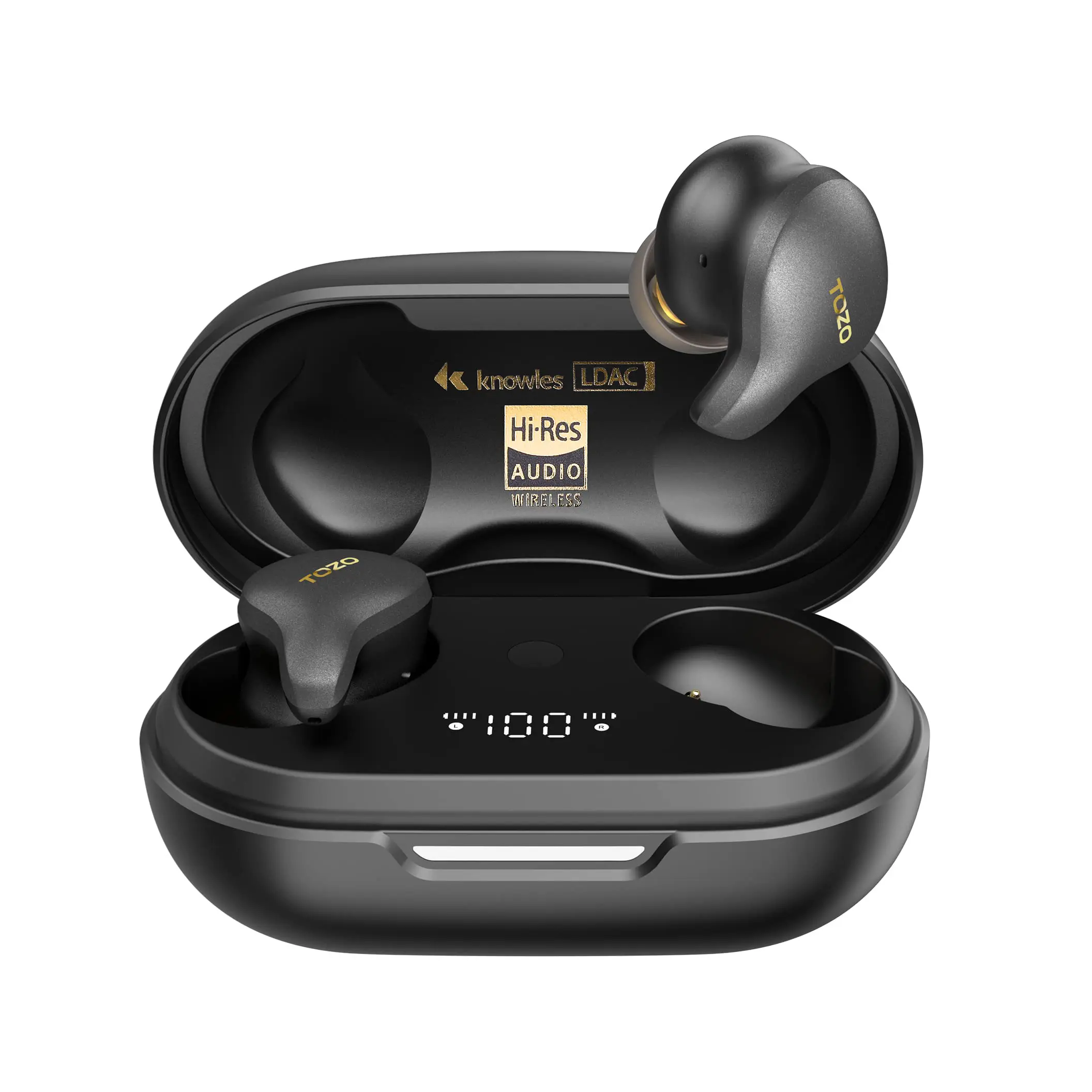 TOZO-Golden X1 Wireless Earbuds Balanced Armature Driver and Hybrid Dynamic Driver Audio Headphone Electronic Headset app control FathersDayGift