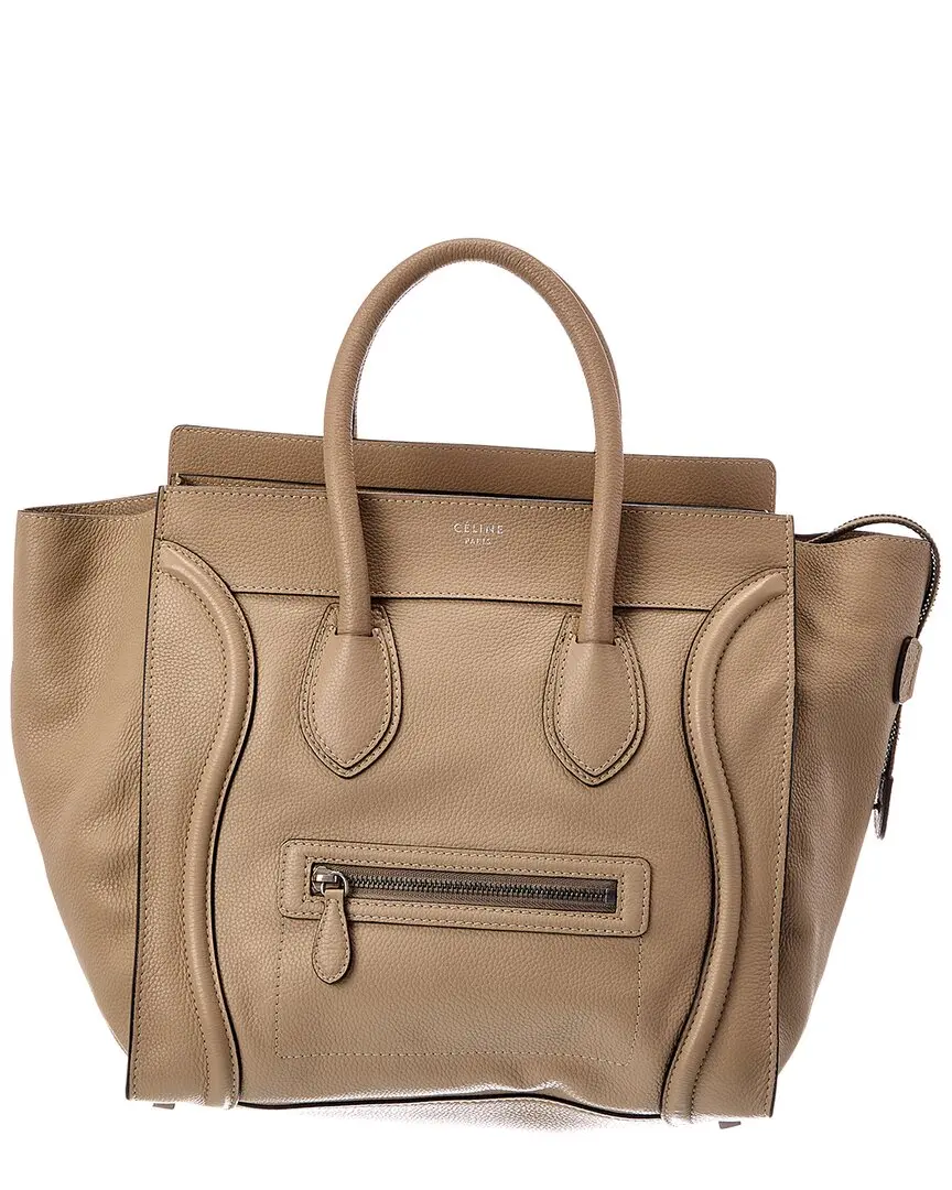 CELINE Neutral Calfskin Luggage (Authentic Pre-Loved)