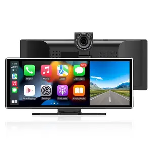 11.26 Inch 4K DVR, Wireless Car DVR with IPS Touch Screen, Portable Dash Cam, Bluetooth-compatible Audio Dual Lens Recorder, Touchscreen Dash Cam