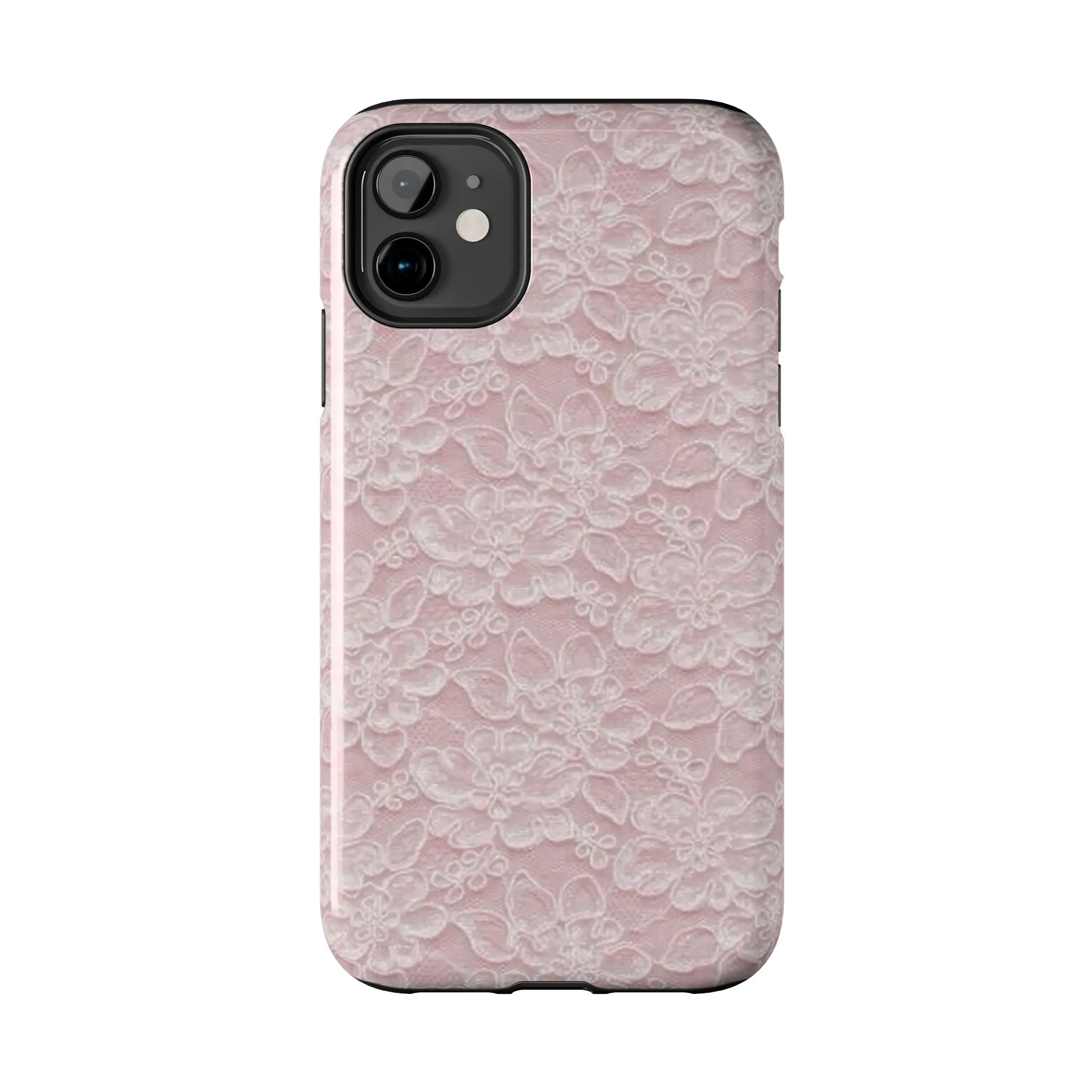 Pink Floral Lace Pattern Phone Case | Tough Phone Case Pink Floral Lace Pattern Phone Case | Tough Phone Case