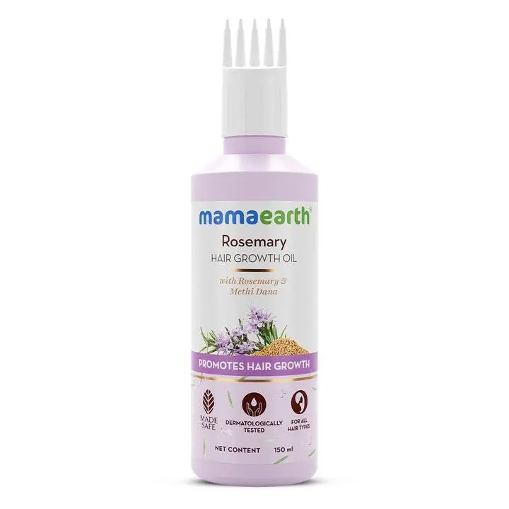 Mamaearth Rosemary Hair Growth Oil with Rosemary & Methi Dana for Promoting Hair Growth Hair Wellness Scalp Stimulating Oil