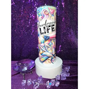 Hairdresser Life 20oz Tumbler for Women Stainless Steel Travel Mug Hair Salon Gift for Stylists
