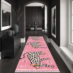 Creative Animal Pattern Rug, 1 Count Non-slip Soft Floor Mat, Decorative Carpet for Home Living Room Bedroom Hotel Dormitory