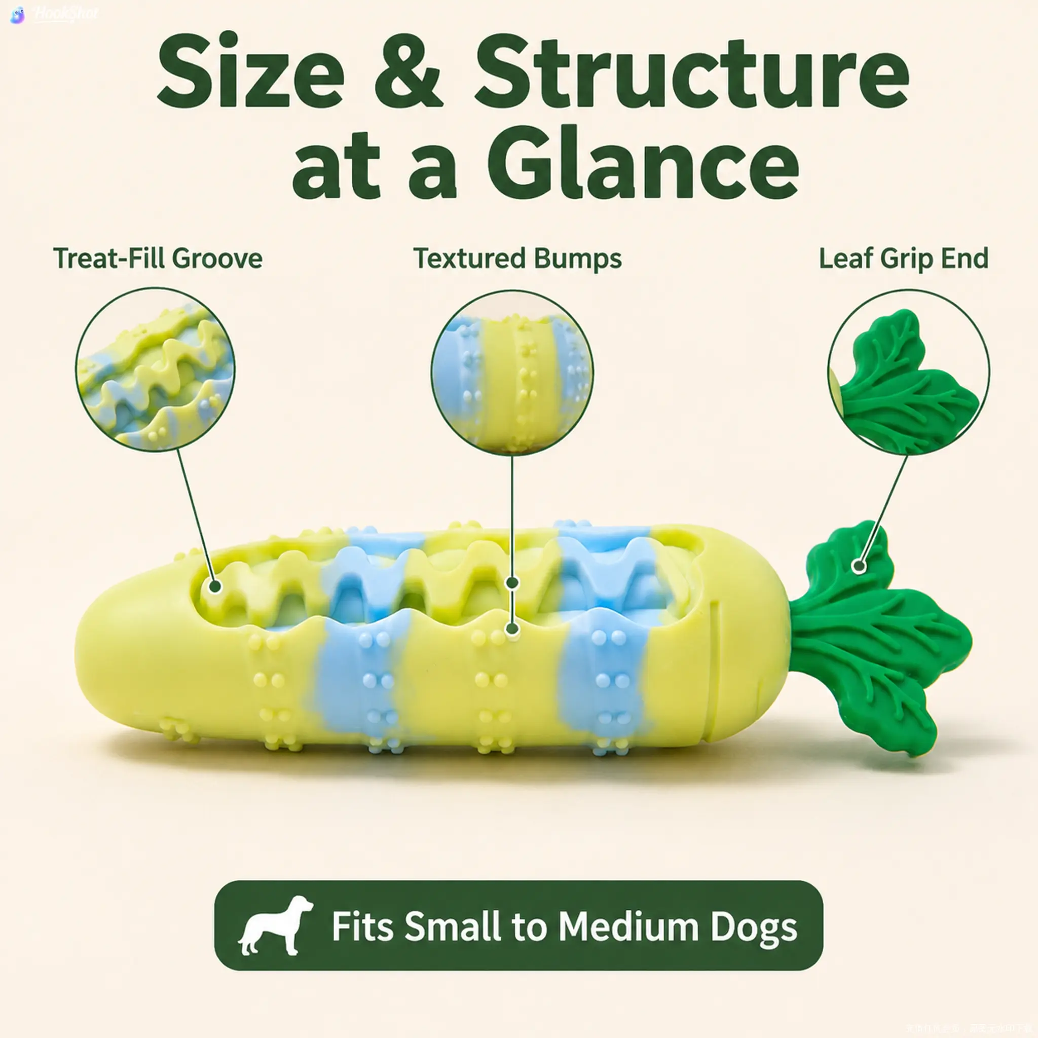 New Silicone Carrot Pet Squeaky Toy, Teeth Grinding & Bite-Resistant Dog Toy, Self-entertainment Boredom Relief, Durable Indestructible Dog Chew Toy
