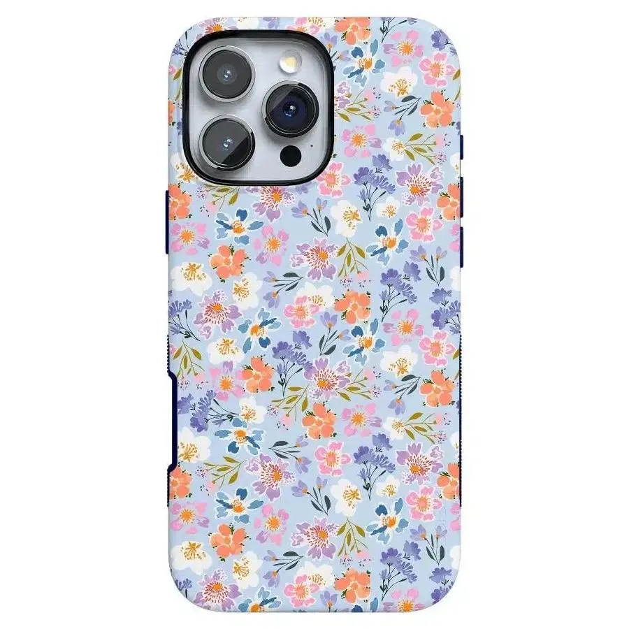 Pastel Poppy Meadows Aesthetic Smartphone Case - Durable Polycarbonate Casing, Shockproof Protection, Camera-Safe Accessory for Smartphone, Cellphone