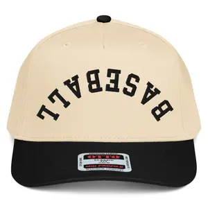 RIVEMUG NX1 Upside Down Baseball 2 Tone Hat Embroidered Mid Crown Curved Bill Snapback Cap for Men And Women