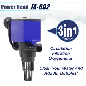 Aqua Dream 320 GPH Undergravel Filter Water Pump for Freshwater Aquariums 3-in-1 Circulation Filtration Oxygenation 1-Year Warranty JA-602