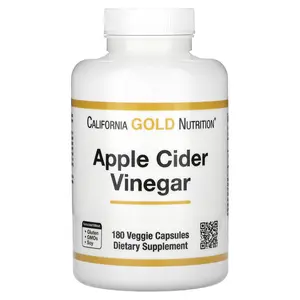 California Gold Nutrition Apple Cider Vinegar, 180 Veggie Capsules (450 mg per Capsule)