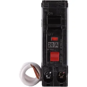 ABB THQL THQL1120PGFT 20A Single-Pole 120V Dual-Function AFCI/GFCI Plug-In Circuit Breaker
