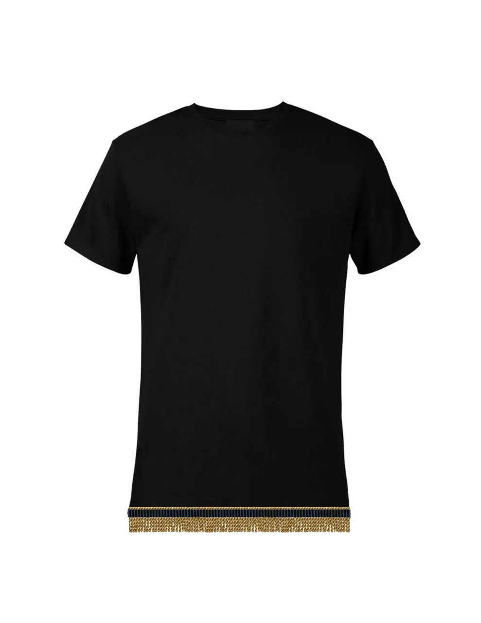 Black Fringe T-Shirt <e