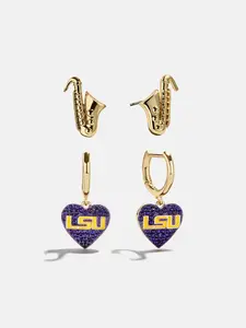 Louisiana State University Earring Set - Louisiana State University