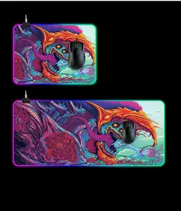 Symphony gaming light-emitting mouse pad