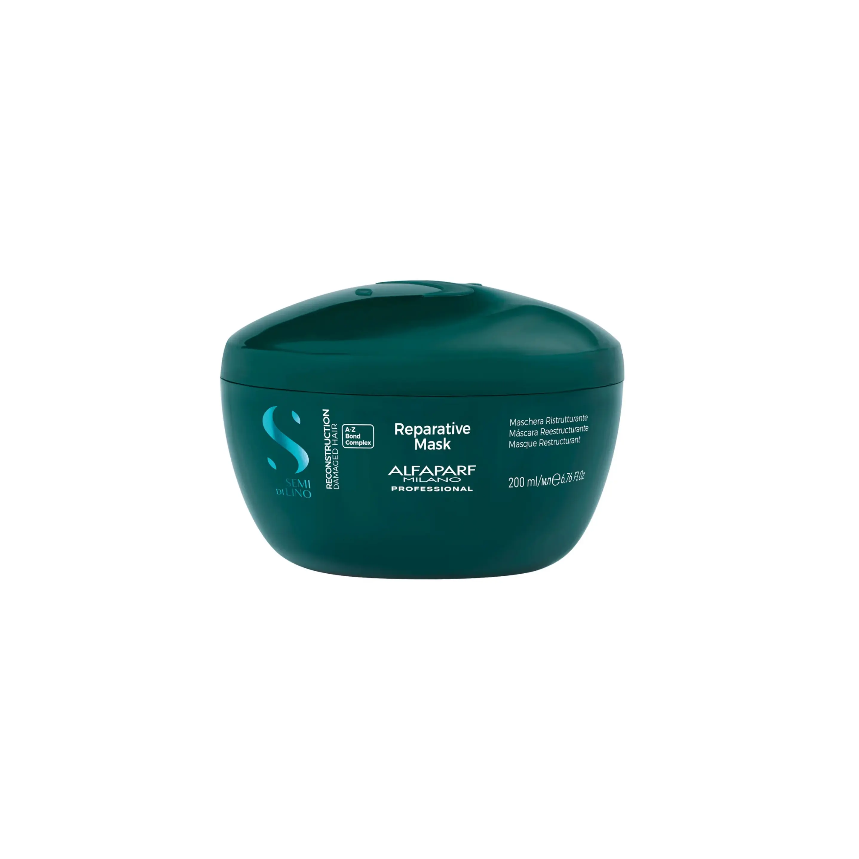 Alfa Parf Semi di Lino Reconstruction Hair Mask, Intensive Bonding Treatment to Restore & Repair Damaged, Chemically Treated Hair, Sulfate-Free Deep Hydration & Color Protection, Moisturize, Hydrating Moisturizing Hair