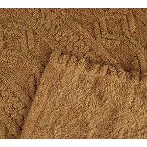 Superior Boho Knit Jacquard Fleece Fluffy Blanket - Twin