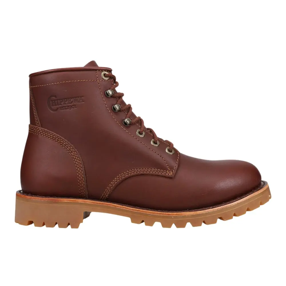 Chippewa Mens Classic 2.0 Limited Edition 6 Inch Waterproof Round Toe  Work/Duty - Brown