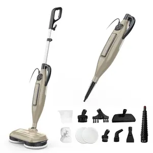 [WeeklyDeals]DEVOAC VM6 Rotating Steam Mop, Electric Cleaner for Sticky Grime & Grease. 10-in-1 with 3 Steam Settings for Floors, Walls, Tiles, Cabinets. Fast Heat-Up[SummerWins]