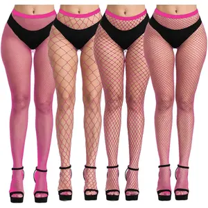 Womens High Waist Fishnet Stockings,Stretchy Fishnet Stockings Thigh Tights Pantyhose Stockings
