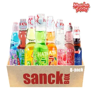 Hata Ramune Soda Japanese Fruit Drink 8 Flavor Assortment 200ml Beverage