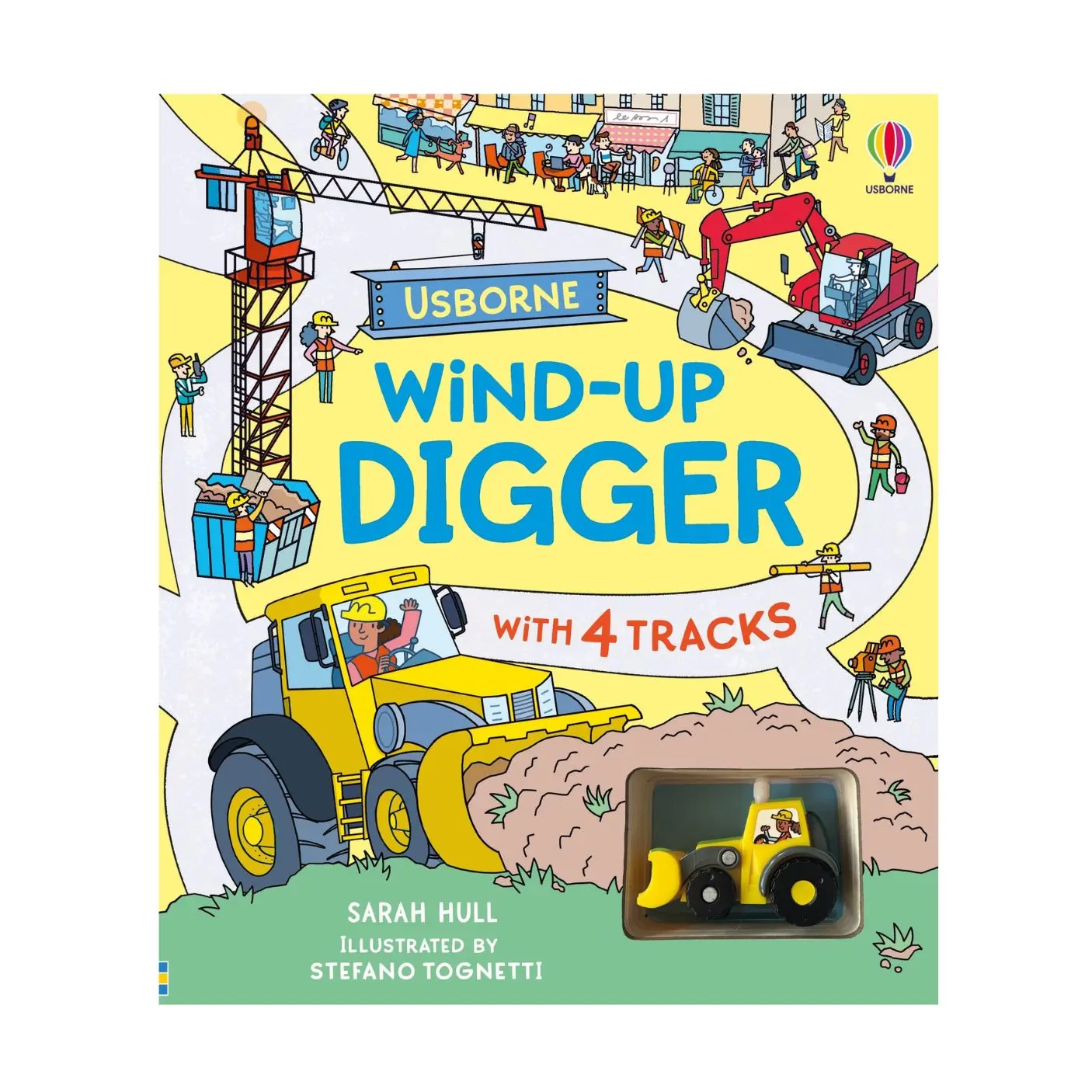 Wind-up Digger Toy and Book Set