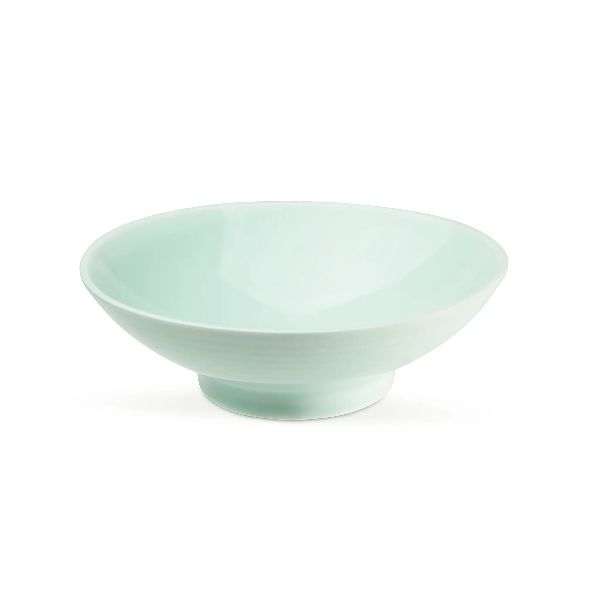 Yoopins Celadon Glazed Porcelain Bowl, 7", Light Blue-Green Color