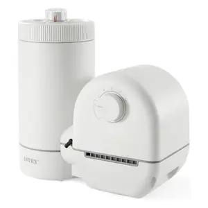 INTEX C1500 Cartridge Filter Pump for AGP: 1500 GPH Pump Flow Rate - Cartridge Gauge Indicator - HydroAeration Technology - Includes Type A Filter Cartridge - Turnover Rate/System Flow 1180 GPH