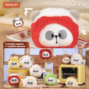 TOYCITY MR.PA "Chinese Chef Panda" Blind Box - Random Plush Panda Figure, Cute Bag & Keychain Charm (with Clip) (1/108 Rare Pull) Durable Soft Fluffy