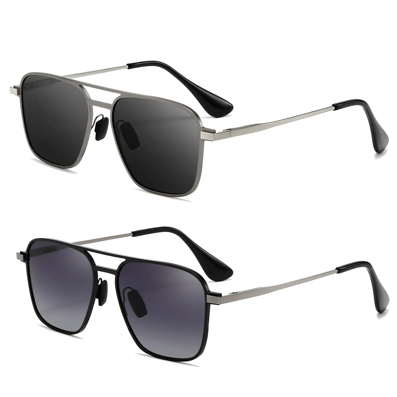 Gunmetal Gray+Black Gray Gradient