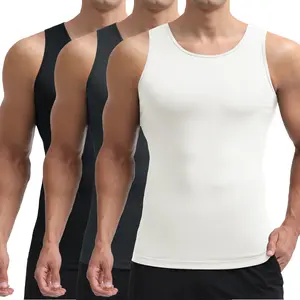 MAGCOMSEN 1/2/3/6 Pack Men's Elastic Dry Fit Tank Top Sleeveless Sports Shirt Gym Undershirt
