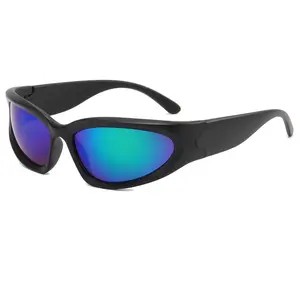 Sunglasses for driving, advanced sense anti-ultraviolet and anti-strong sunglasses, European and American steam punk sunglasses