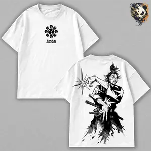 Miyamoto Musashi Comfortable Tee – Samurai Legend Anime Style T-Shirt, Sword Saint Dual Wield Master Soft Cotton Relaxed Fit Bushido Spirit Minimal Vintage Graphic, Japanese Warrior Aesthetic Unisex Casual Streetwear Gift