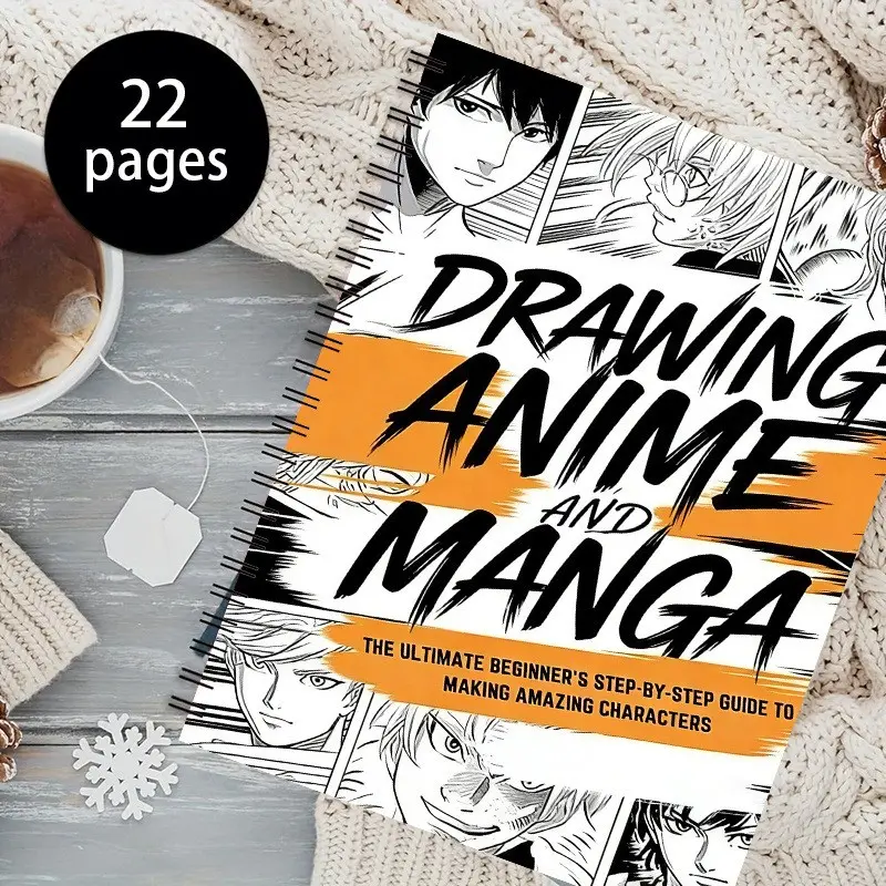 Anime & Manga Drawing Guide Techniques for Beginners, Step-By-Step Character Tutorial, Learn to Draw Anime Characters Easily, Perfect for Art Enthusiasts, Comprehensive