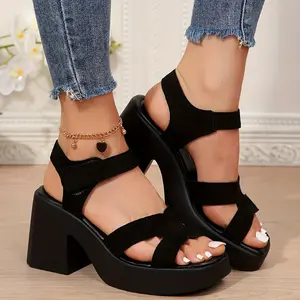 2024 New Summer Fairy Style High Heels Wedge Sandals - Hollow Out Pastry Platform Fashion Shoes for Women