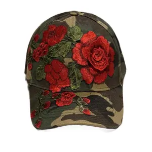 CAMOUFLAGE FLOWER CAP